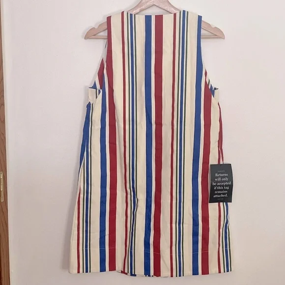 NWT Pomander Place American Striped Kira Mini Dress - Picture 3 of 12